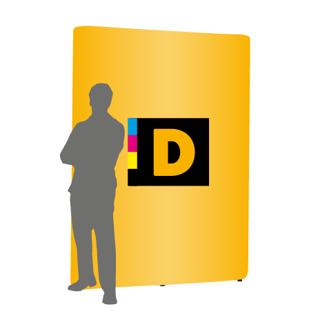 Pop-Up Faltwand | 2 x 3 Felder gerade | einseitig bedruckt