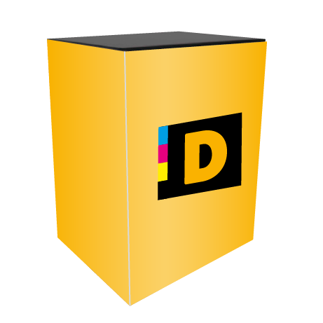 Messetheke MODULATE | B 80 cm x H 101,5 cm x T 60 cm | einseitig bedrucktt