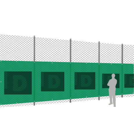 Tennisblende Klassiker | 18 x 2 Meter | bedruckt