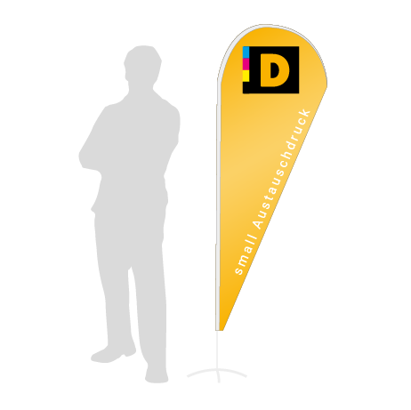 Beachflag Drop Austauschdruck | Small (210 cm) | einseitig bedruckt