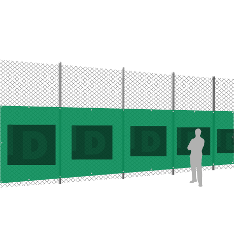 Tennisblende Klassiker | 6 x 2 Meter | bedruckt