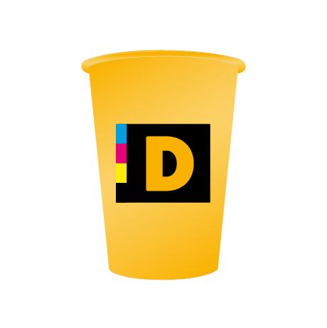 Pappbecher BIO | 350 ml einwandig | rundum bedruckt