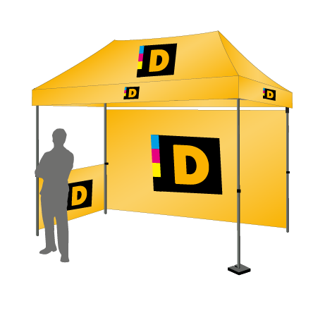 Faltpavillon | 3x4,5 | bedruckt