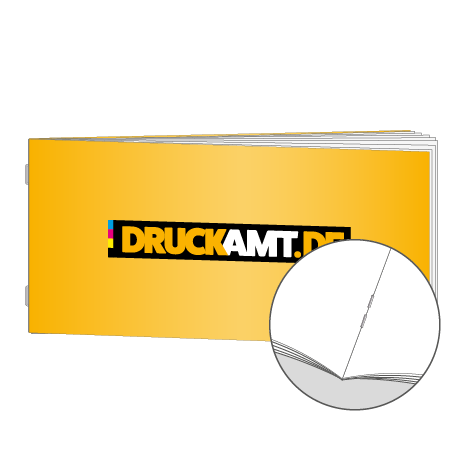 Broschüren Drahtheftung DIN lang