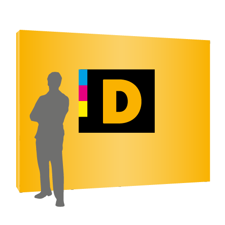 Textilfaltwand | 4 x 3 Felder gerade | einseitig bedruckt