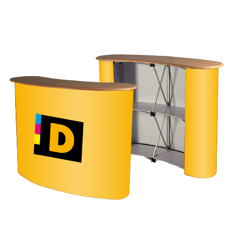 Messetheke Pop-Up | 2x2 | einseitig bedruckt