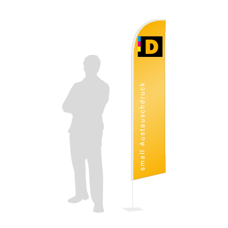 Beachflag Wind Austauschdruck | Small (260 cm) | einseitig bedruckt