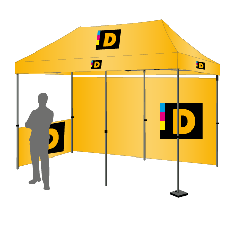 Faltpavillon | 3x6 | bedruckt