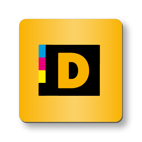 Getränkeuntersetzer aus Airlaid | 9 cm x 9 cm eckig | einseitig bedruckt