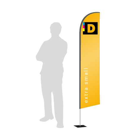 Beachflag Wind | Extra Small (215 cm) | einseitig bedruckt