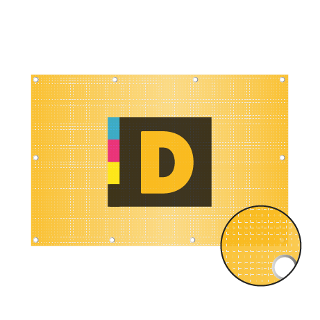 Fahnenstoff Banner | individuelle Größe | einseitig bedruckt