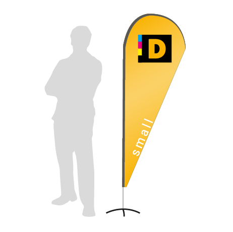 Beachflag Drop | Small (210 cm) | einseitig bedruckt