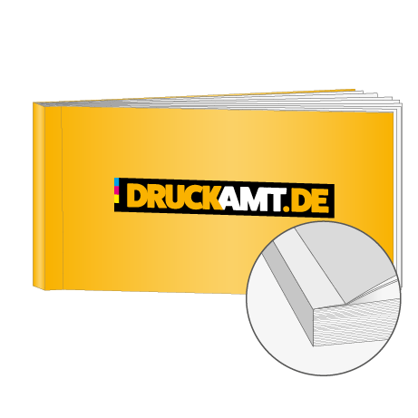 Broschüren Klebebindung DIN lang