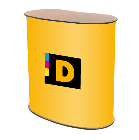 Messetheke Basic | B 91 cm x H 92,6 cm x T 47 cm | bedruckt