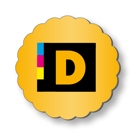 Getränkeuntersetzer aus Airlaid | D 9 cm rund mit Wellenrand | einseitig bedruckt