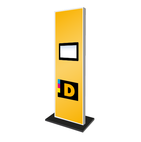 Präsentations-Display mit Monitor