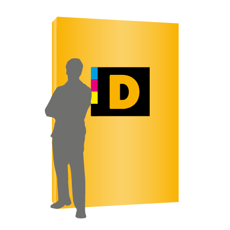 Textilfaltwand | 2 x 3 Felder gerade | einseitig bedruckt